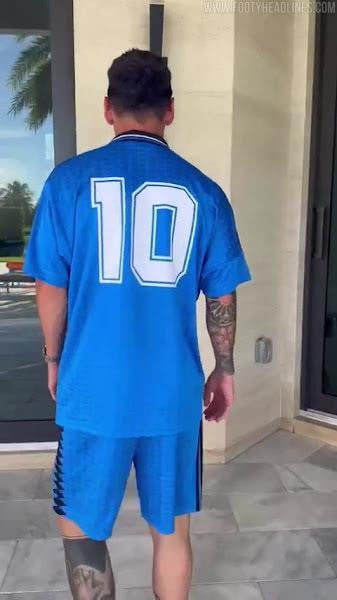 What do you think guys? Is Messi 1994 Argentina away kit real or fake? : r/SoccerJerseys