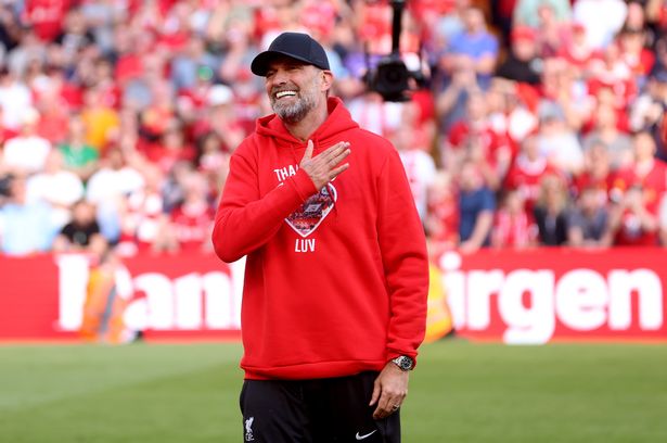 Klopp said an emotional farewell to the Liverpool fans on May 19.