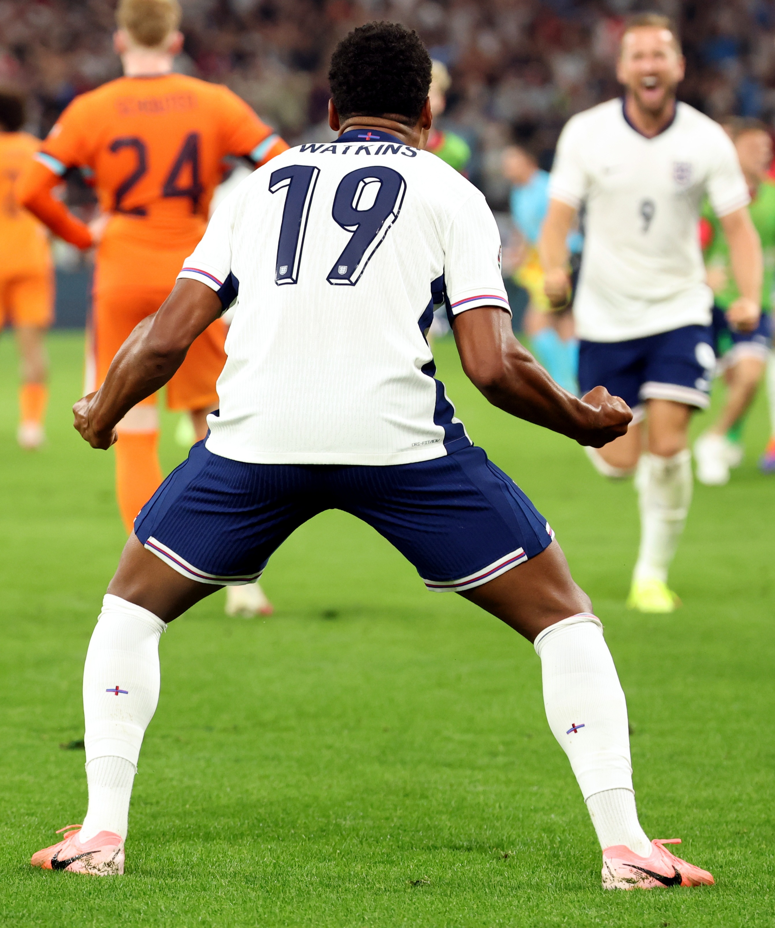 Watkins came on for captain Harry Kane and immediately made an impact